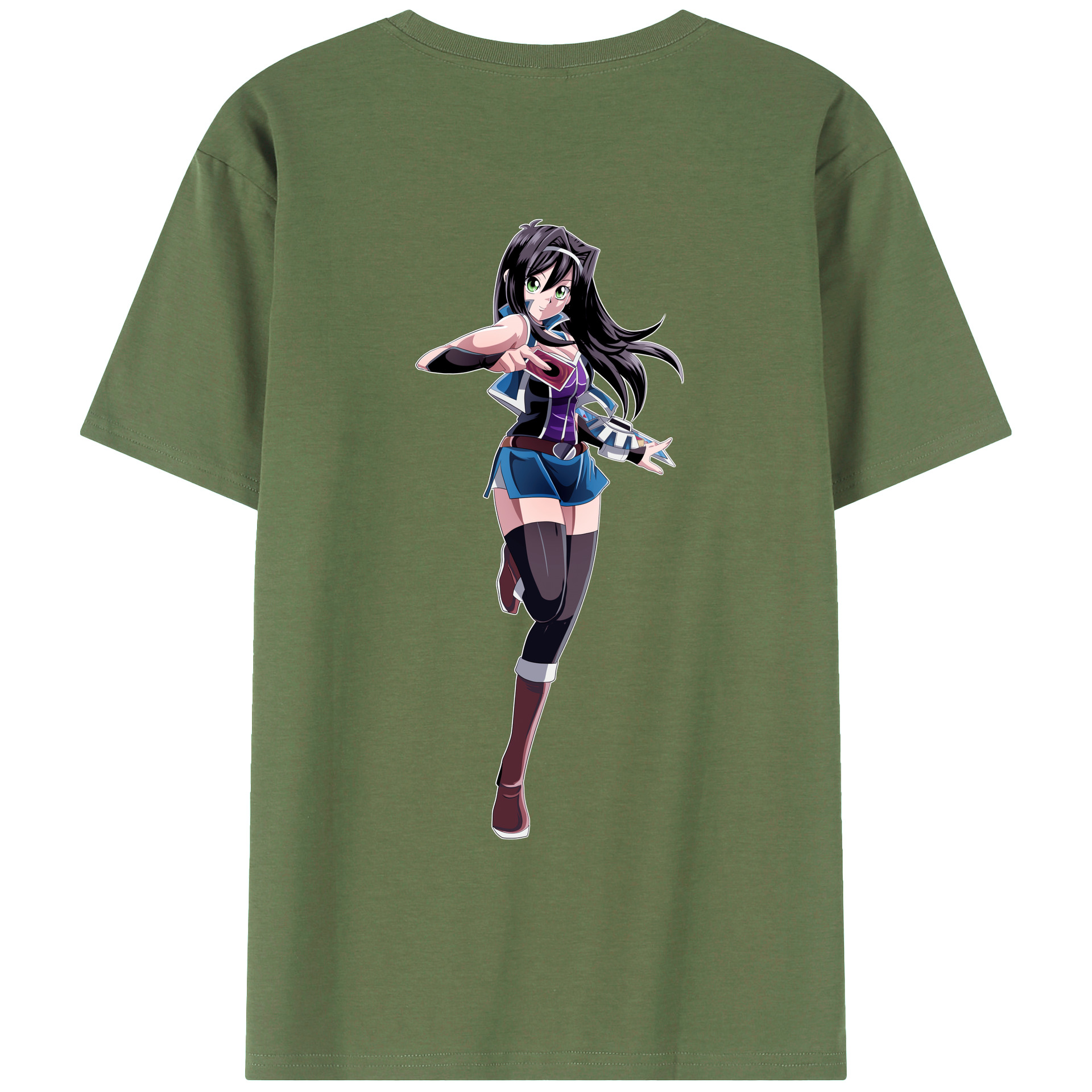 （画像用） 遊☆戯☆王 Yu-Gi-Oh! 綿100％ メンズ半袖Tシャツ（バックプリント） 通気性